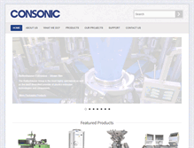 Tablet Screenshot of consonic.com